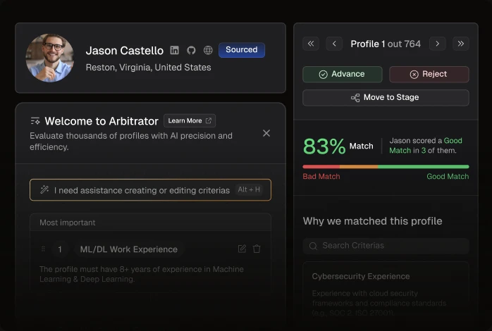 AI candidate screening